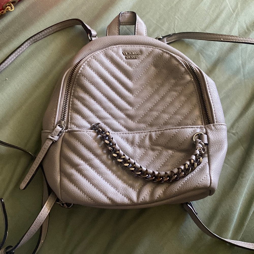 Victoria’s Secret gray mini backpack